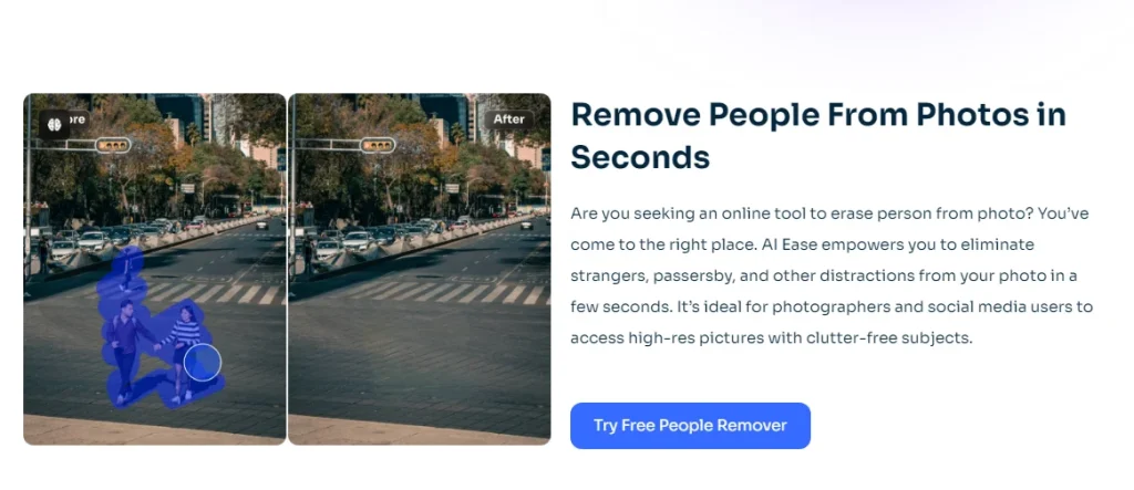 remove people from photos in seconds